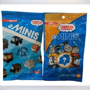 Lot of 2 THOMAS THE TRAIN & FRIENDS ~ NEW Minis 2017 2018 Fisher Price Blind Bag